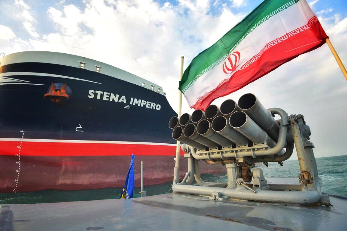 The British-flagged Stena Impero is being held in an Iranian port.