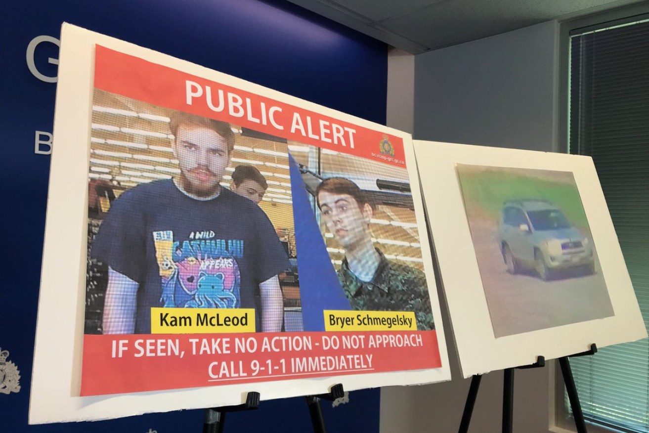 The two missing teenagers have been named as suspects.
