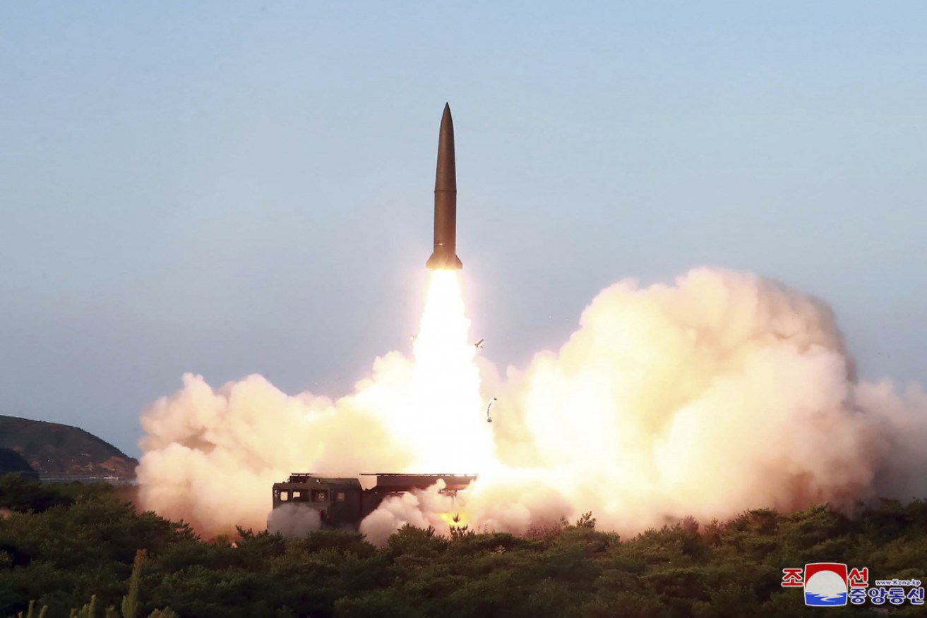 North Korea has fired what appears to be two short-range ballistic missiles.