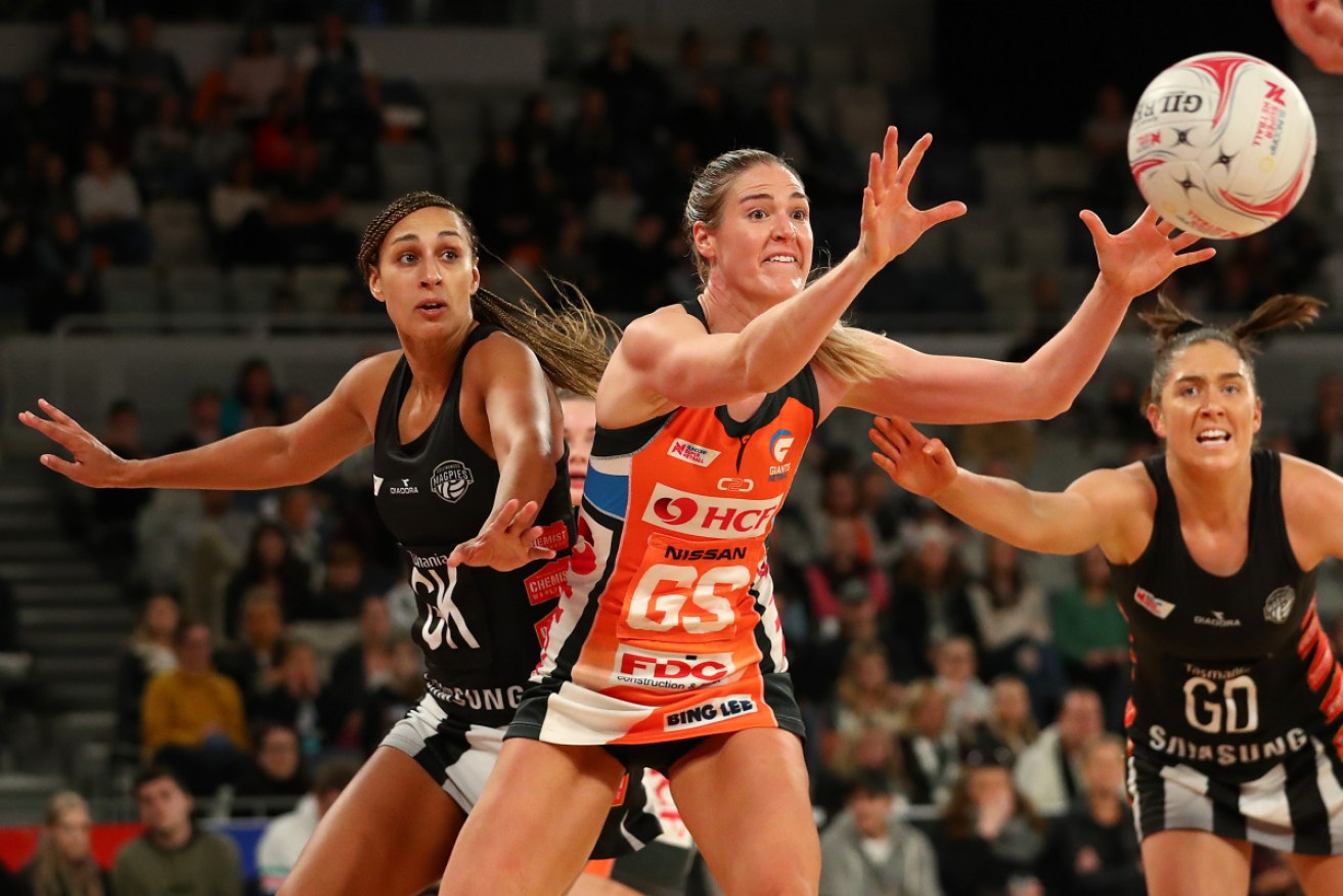 Caitlin Bassett back in action for the GIants after the World Cup.