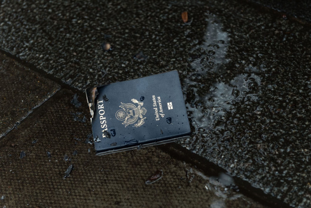 Passports and water don't mix.