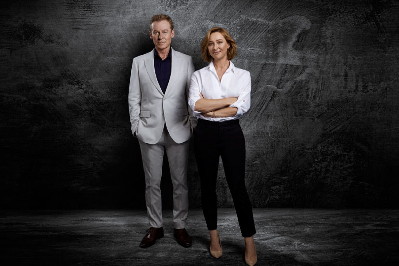 Richard Roxburgh and Asher Keddie face marriage and parenting challenges in SBS' <i>The Hunting.</i>