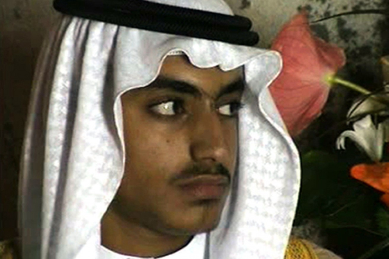 An image of Hamza bin Lade, released by the CIA in 2017.