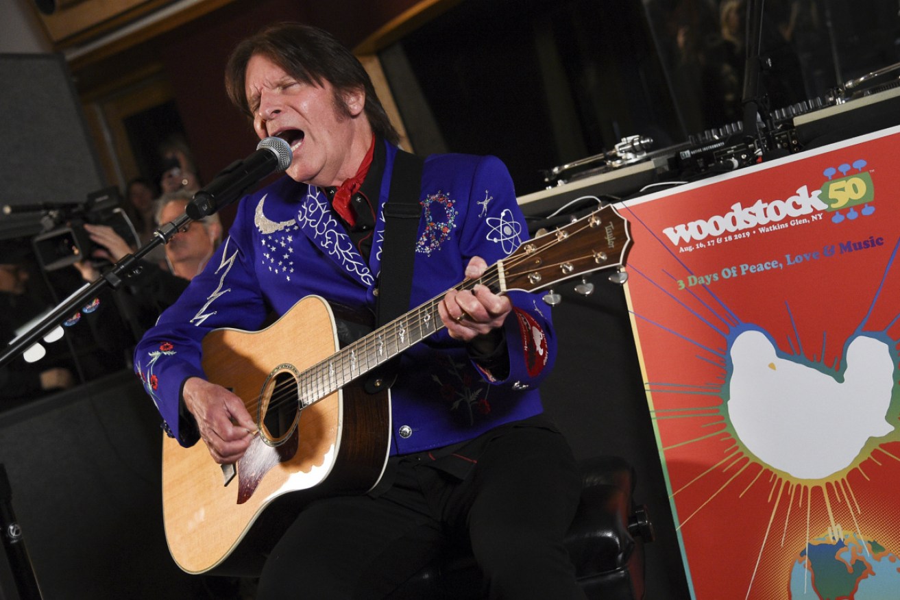 John Fogerty performs at an event to announce Woodstock 50 in March. He was among the musicians to later pull out of the concert.