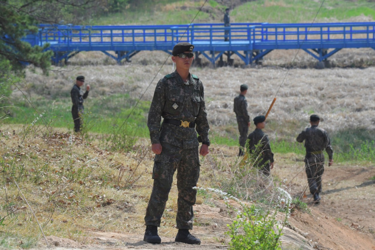  A North Korean soldier who crossed the heavily fortified demilitarised zone (DMZ) has expressed his intention to defect to South Korea.