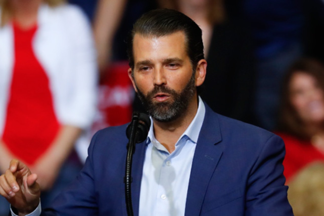 Donald Trump Jr has tested positive to the coronavirus.