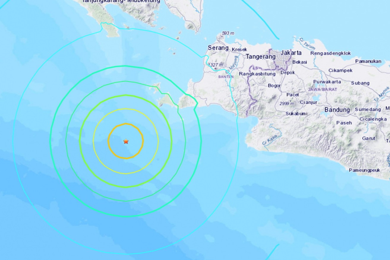 A magnitude 6.8 earthquake off the coast of Java, Indonesia, triggered a tsunami warning and was felt as far away as the capital Jakarta. 