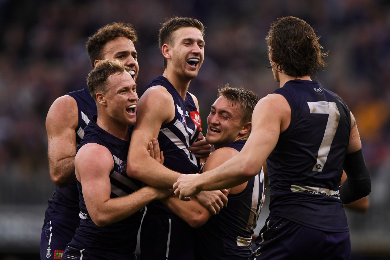 After a disappointing loss last week, Fremantle shocked Geelong in Perth.