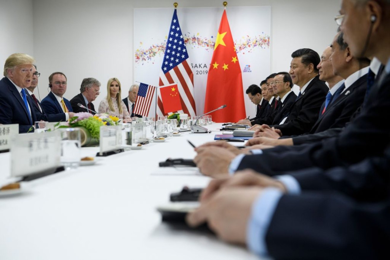 Donald Trump has renewed his threat to cut ties with China.
