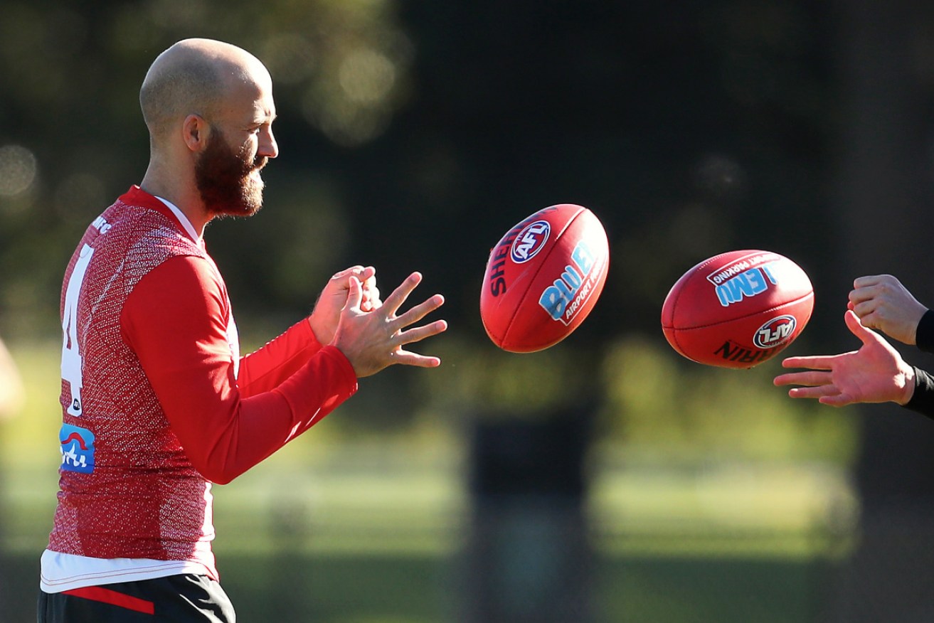 Jarryd McVeigh is hoping to get back in the Swans team for one last game. 
