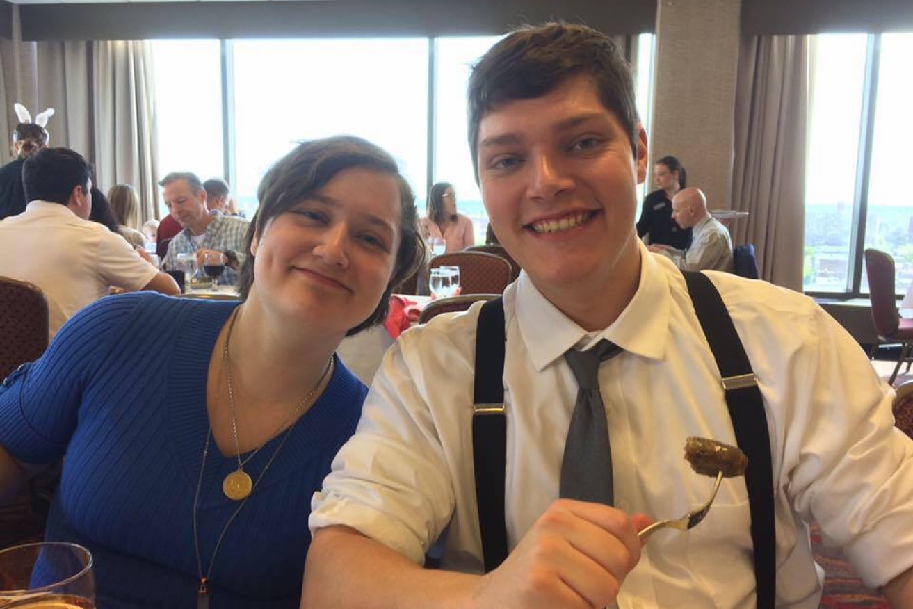 Megan and Connor Betts, pictured together in 2017.