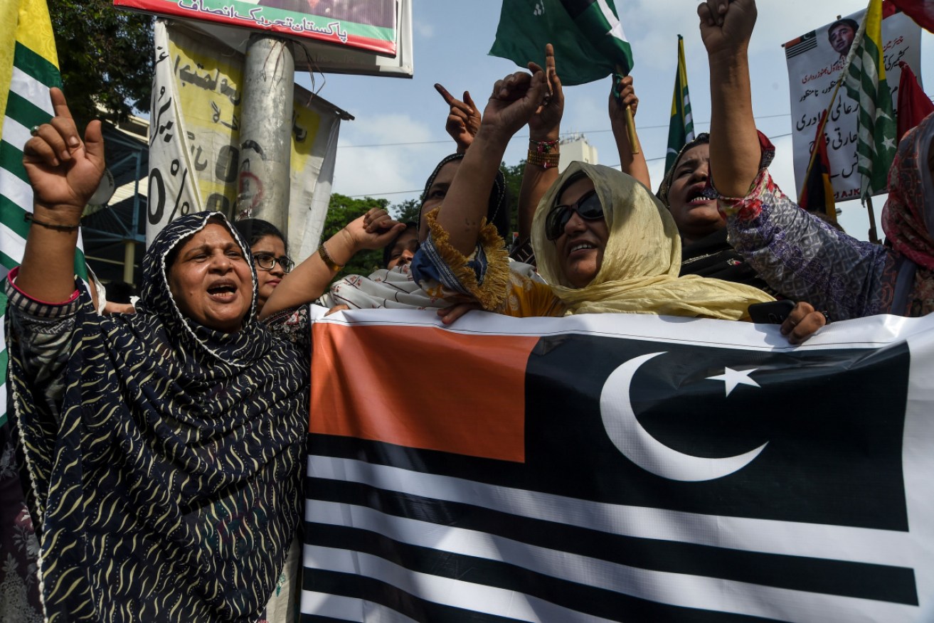 India's move has sparked protests on both sides of the Kashmir divide.