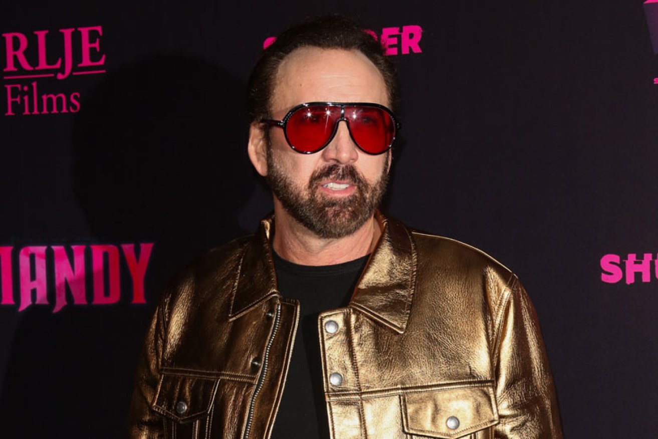 Nicolas Cage at a Los Angeles screening for his horror hit <i>Mandy</i> in September 2018.