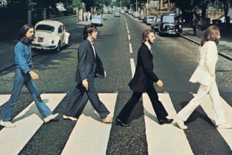 Crowds mark 50 years of famous Beatles&#8217; <i>Abbey Road</i> album cover