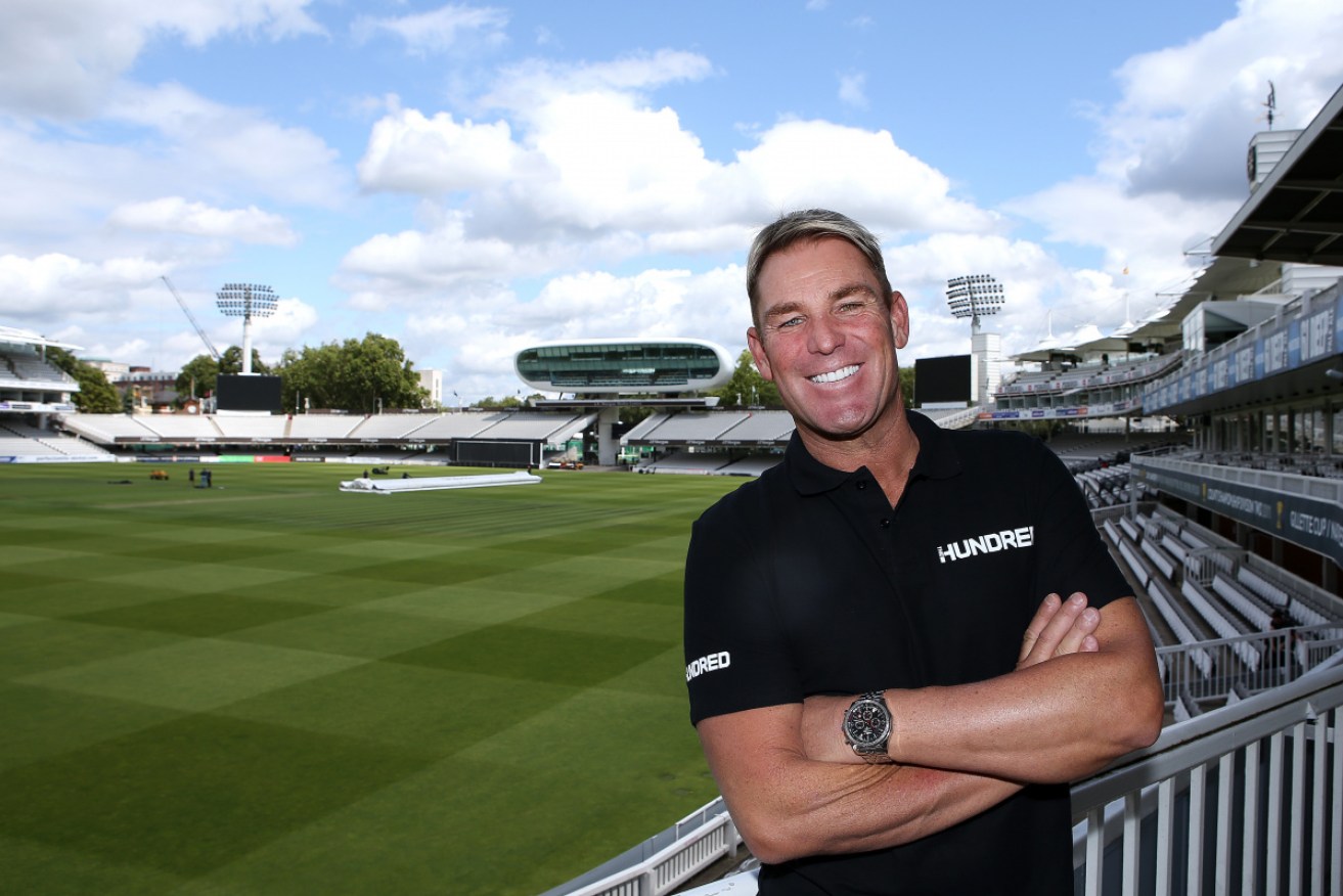 Shane Warne is the new head coach of the Lords 100-ball team. 
