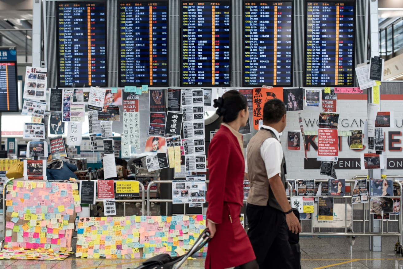 Hong Kong airport reopened on Tuesday morning, but delays are expected to last for a lot longer.