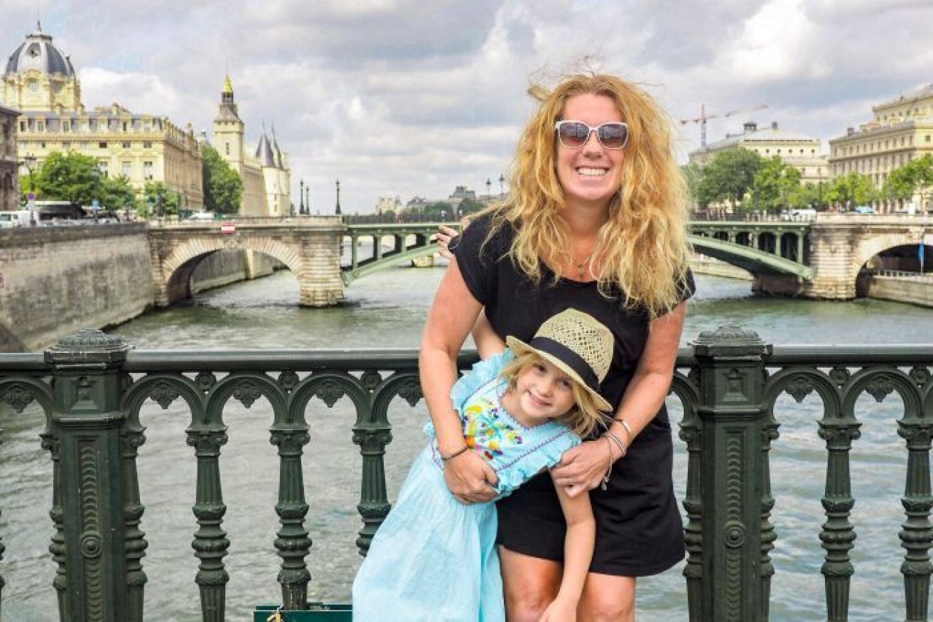 Evie Farrell and her daughter Emmie spent more than two years travelling the world. 