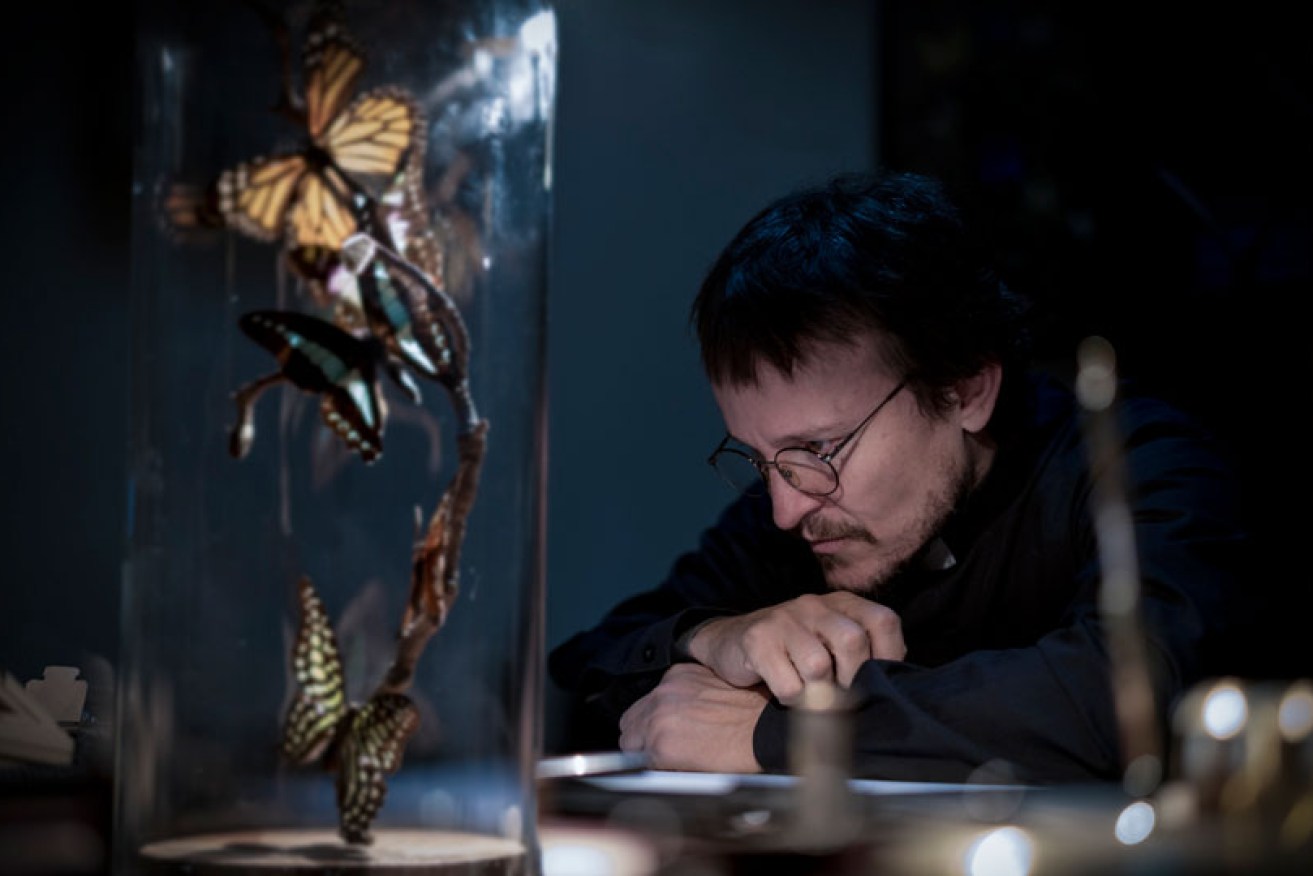 Damon Herriman (as Father Bob) says filming Foxtel's gothic drama <i>Lambs of God</i> was "lovely."