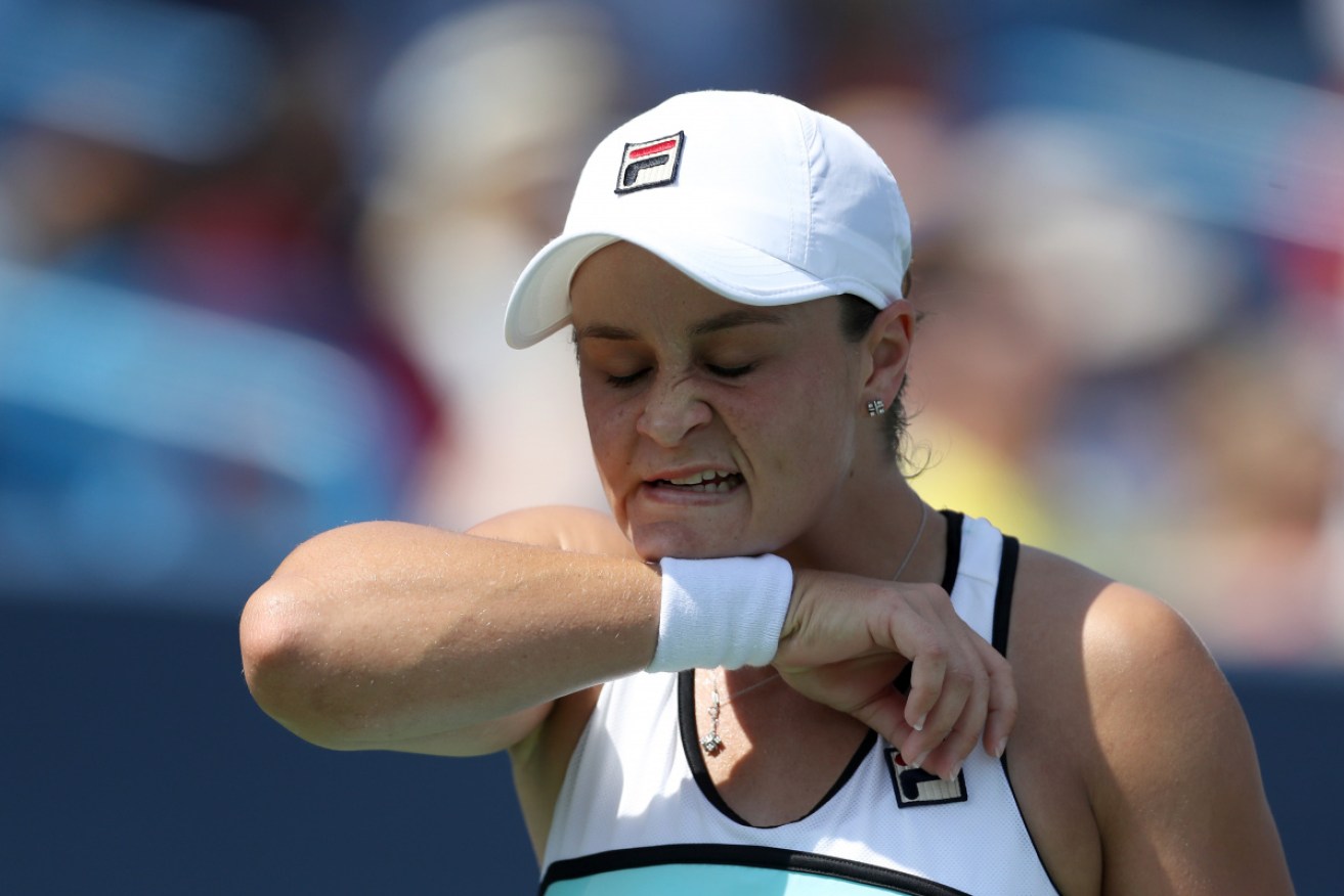 Missed opportunity Ash Barty at Cincinnati.