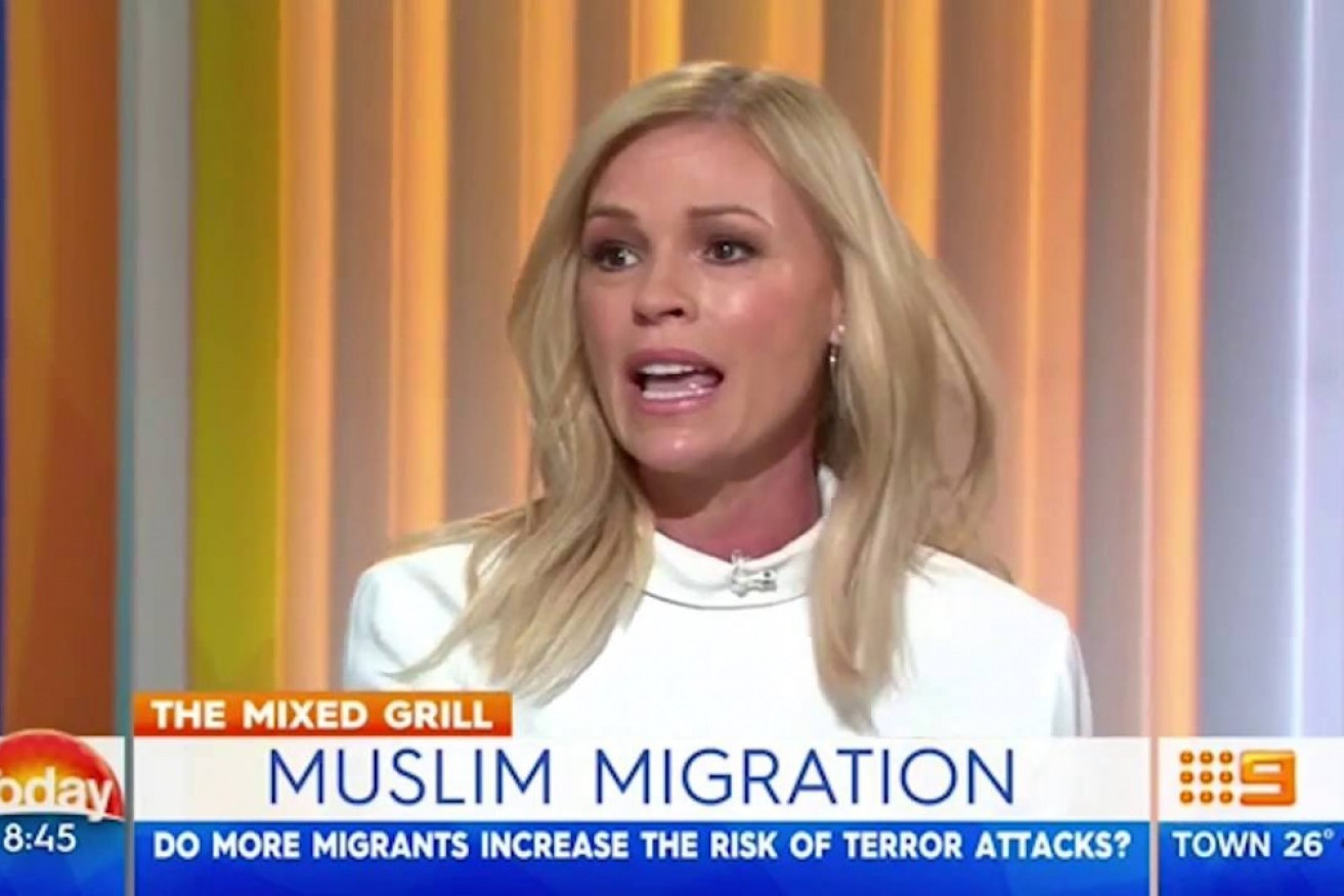 Sonia Kruger was heavily criticised in 2016 over her comments about Muslims. 