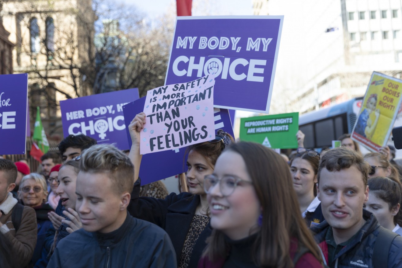 Australian women won't allow their hard-won right to control their bodies be taken away. Photo: Getty 