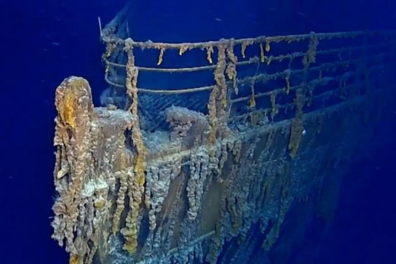 The Titanic's wreck is slowly being eaten away.