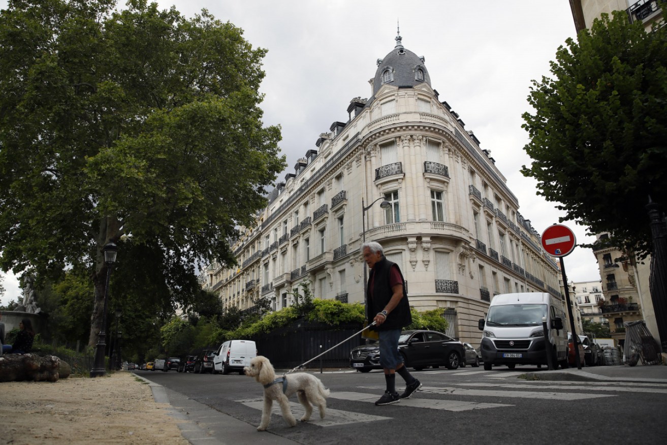 An apartment building owned by Jeffrey Epstein in the 16th district in Paris.