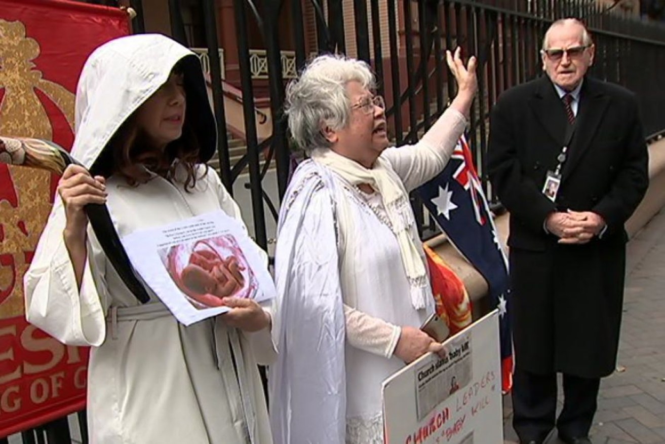 There are more than double the number of Facebook pages opposing the NSW abortion bill.