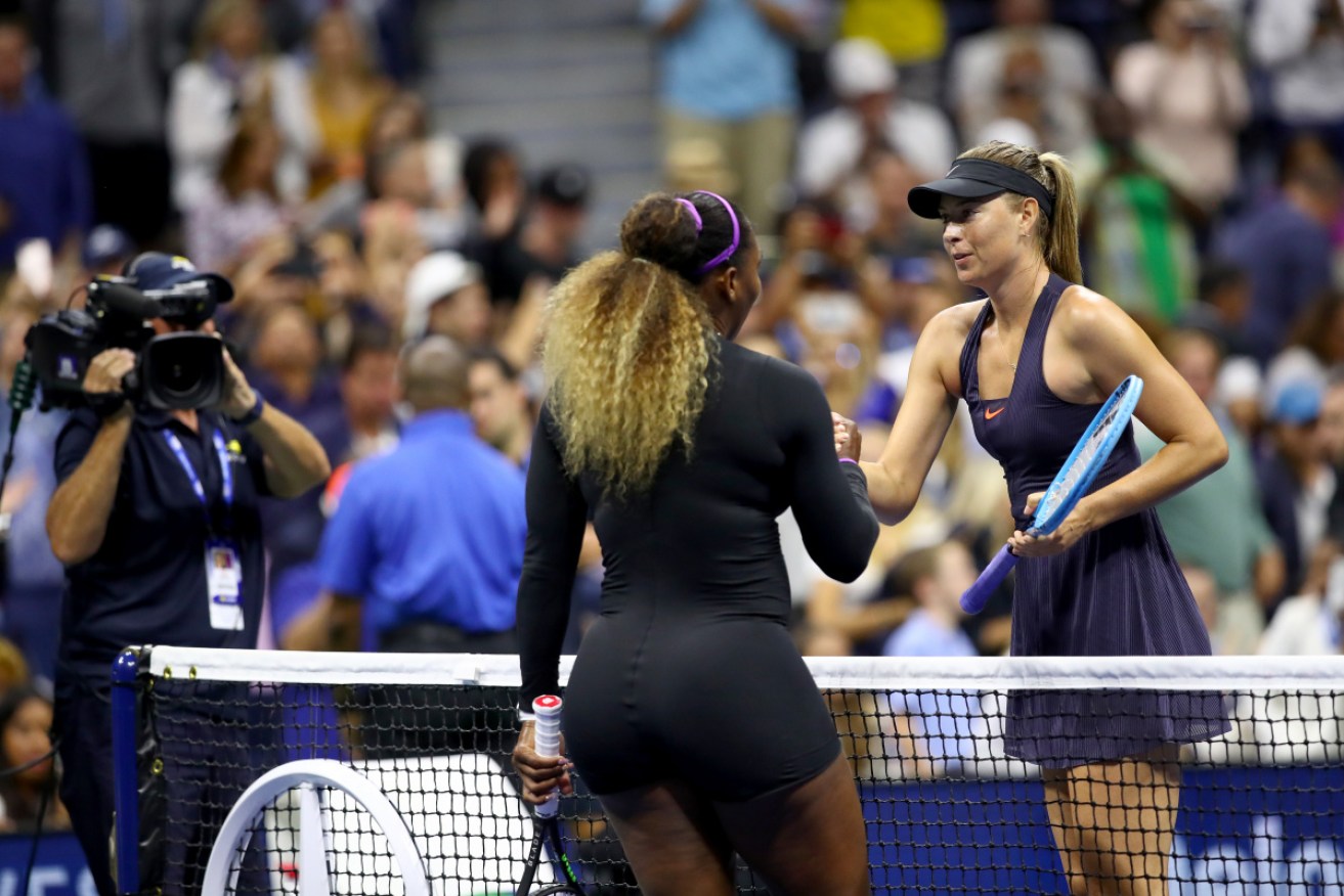 Serena Williams was too strong for Maria Sharapova.