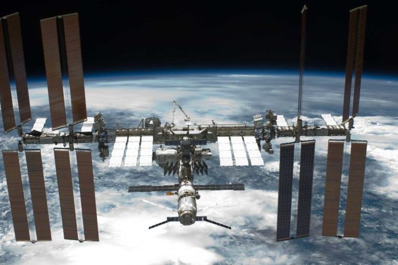 The International Space Station had a small air leak - but it was found and fixed.