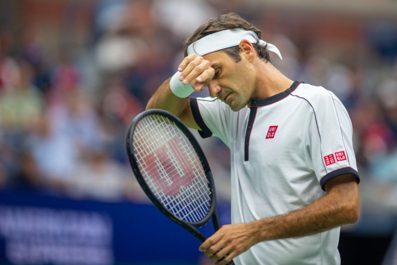 Roger Federer has won his match against Damir Dzumhur to advance to round three of the US Open. 