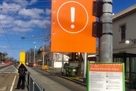 Melbourne tram strike and train works to cause three days of commuter pain
