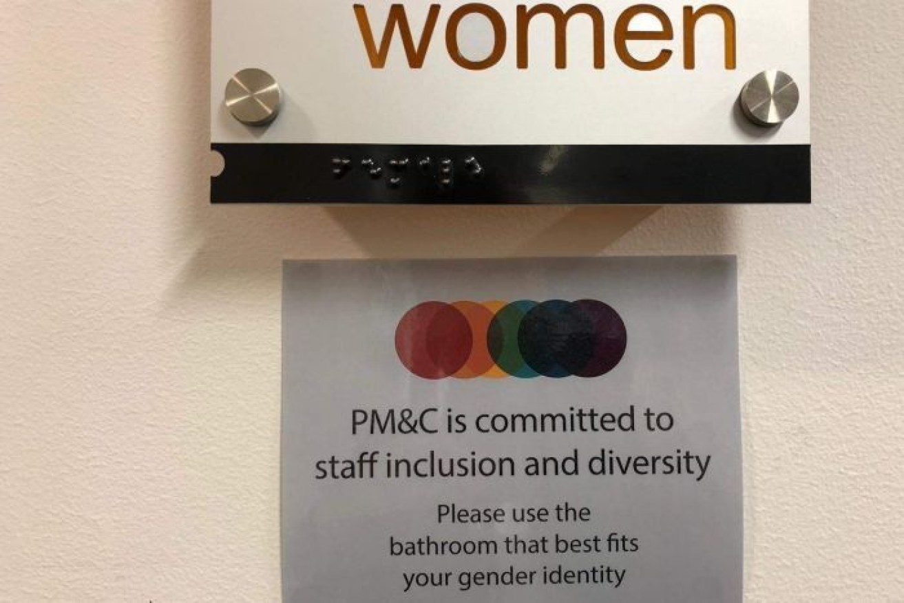 Prime Minister Scott Morrison has taken swift action against a ‘ridiculous’ gender-inclusive toilet sign. 