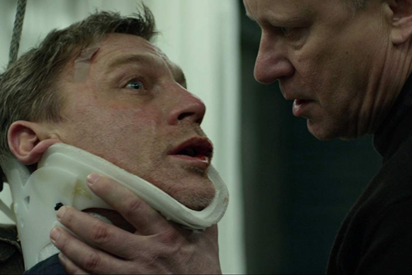 Stellan Skarsgard dishes out the serial killer treatment to Daniel Craig in <i>The Girl with the Dragon Tattoo.</i>