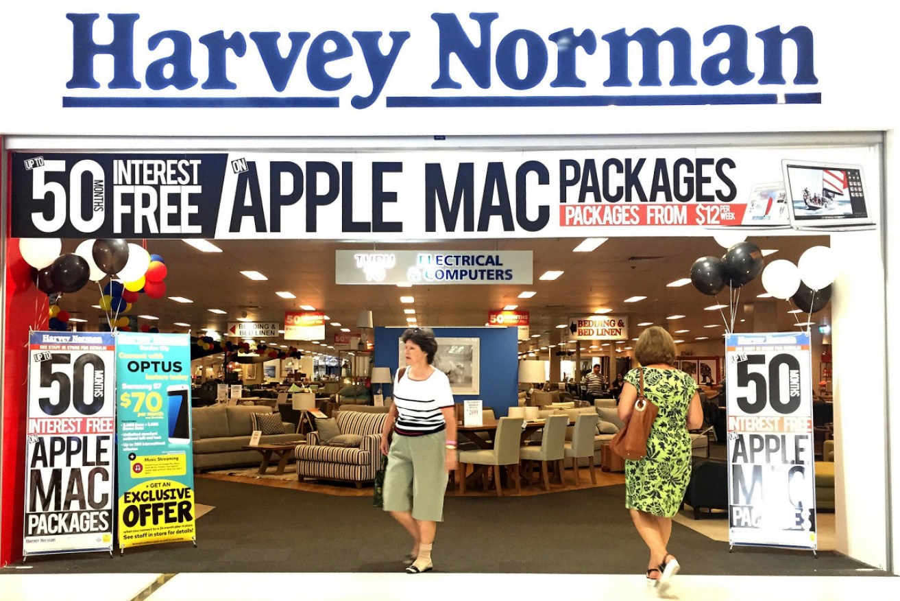 Harvey Norman boss Gerry Harvey says Australians need to have more perspective about the coronavirus outbreak