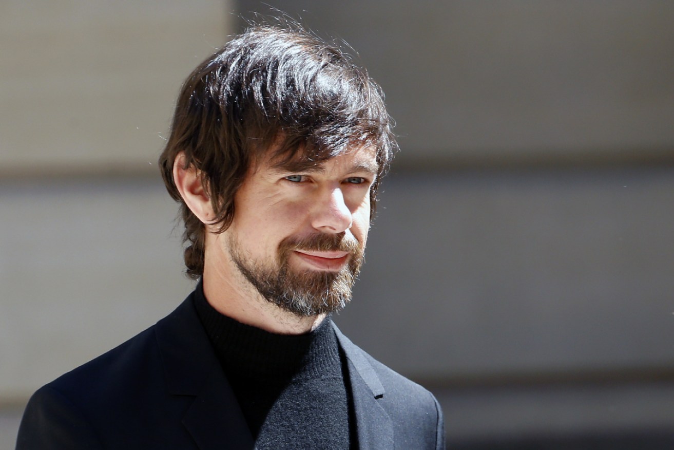 Jack Dorsey at the ‘Tech for Good’ Summit at Hotel de Marigny on May 15 in Paris