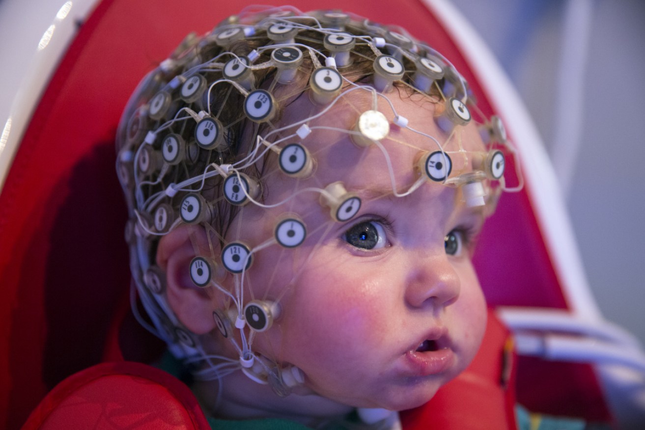 In a world first, mini brains created from stem cells have generated similar electrical activity to that found in preterm babies. The baby pictured here wasn't a premmie. Very cute but.  