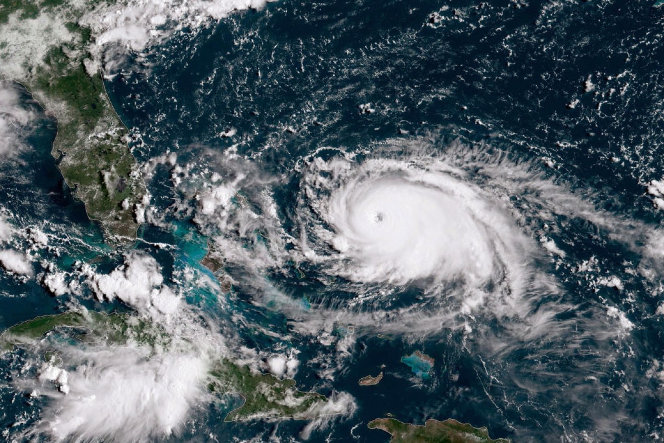  Hurricane Dorian, now a Cat. 4 storm, as it tracked towards the Florida coast.