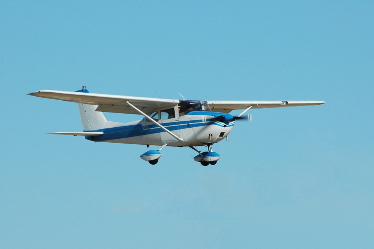 Trainee pilot Max Sylvester was forced to land a Cessna aircraft on his own.