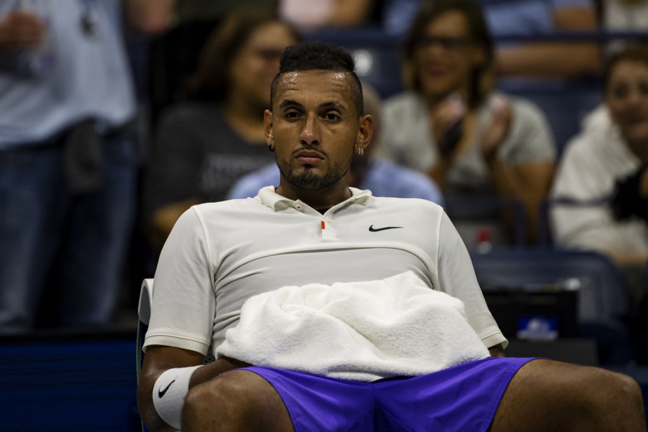 Nick Kyrgios seems to pick on easy targets.