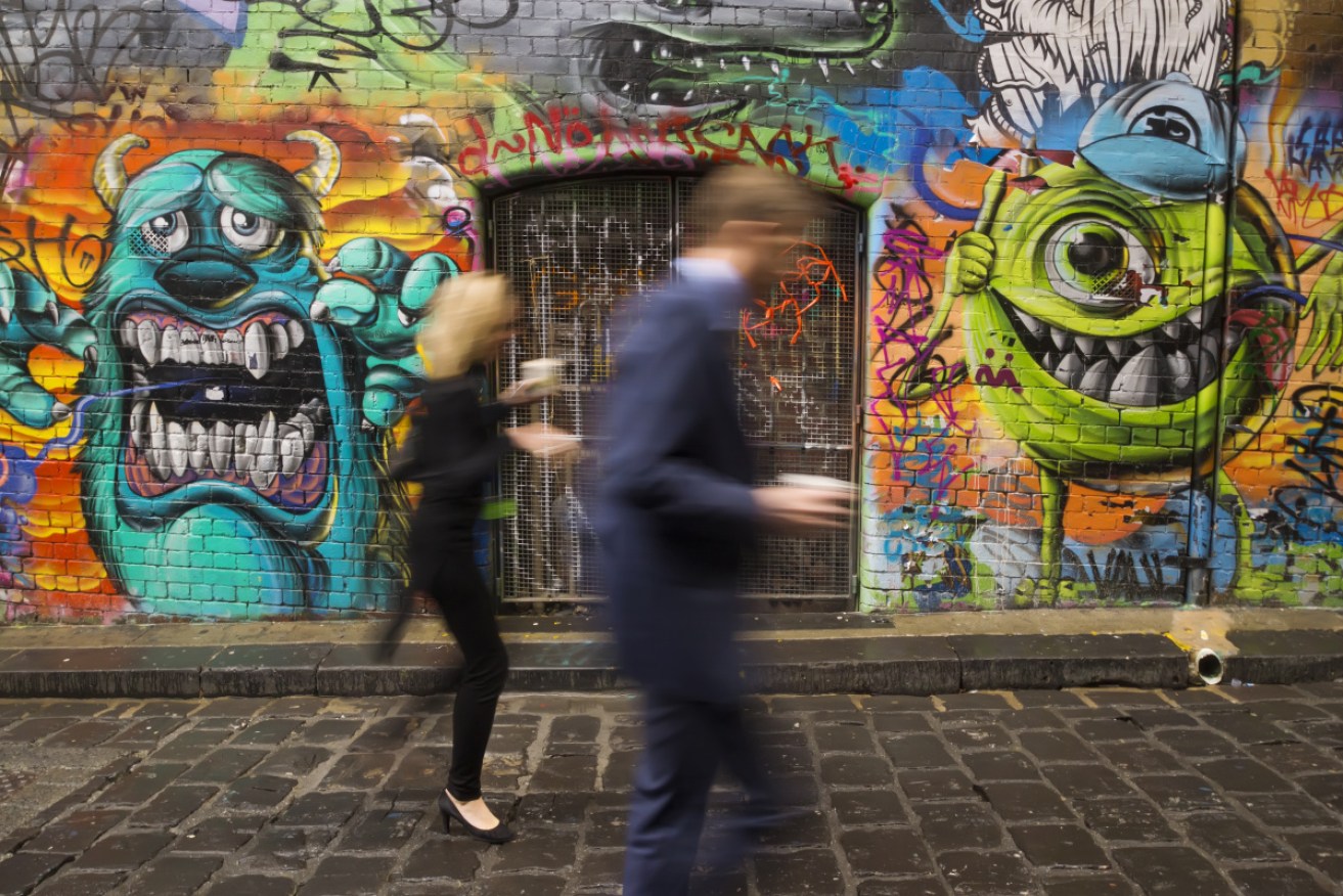 Melbourne's Hosier Lane, one of the city's cultural highlights.