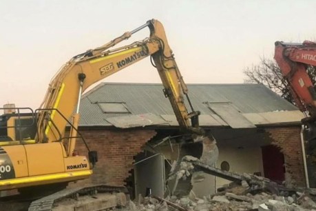 The Booty Parlour gym accidentally demolished after excavator slips