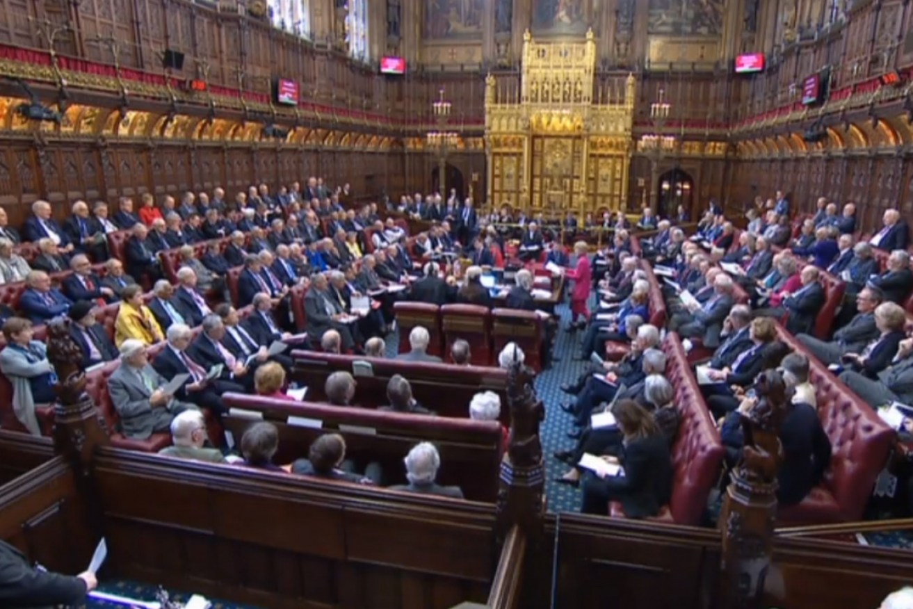 The House of Lords sat for a marathon session before the late-night deal was reached.
