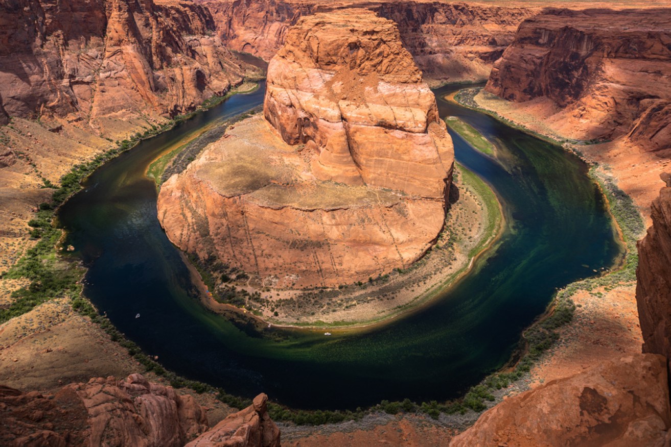 The depth of the Colorado River can change from shallow to deep in seconds.
