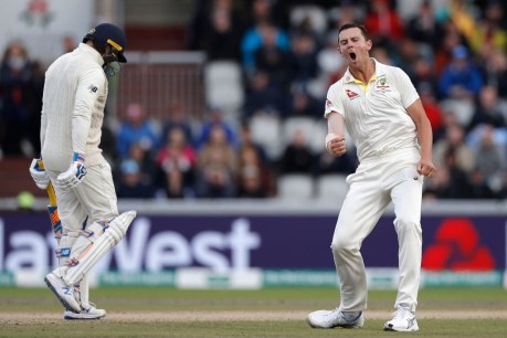 Hazlewood inspires late Australia charge on attritional Ashes day