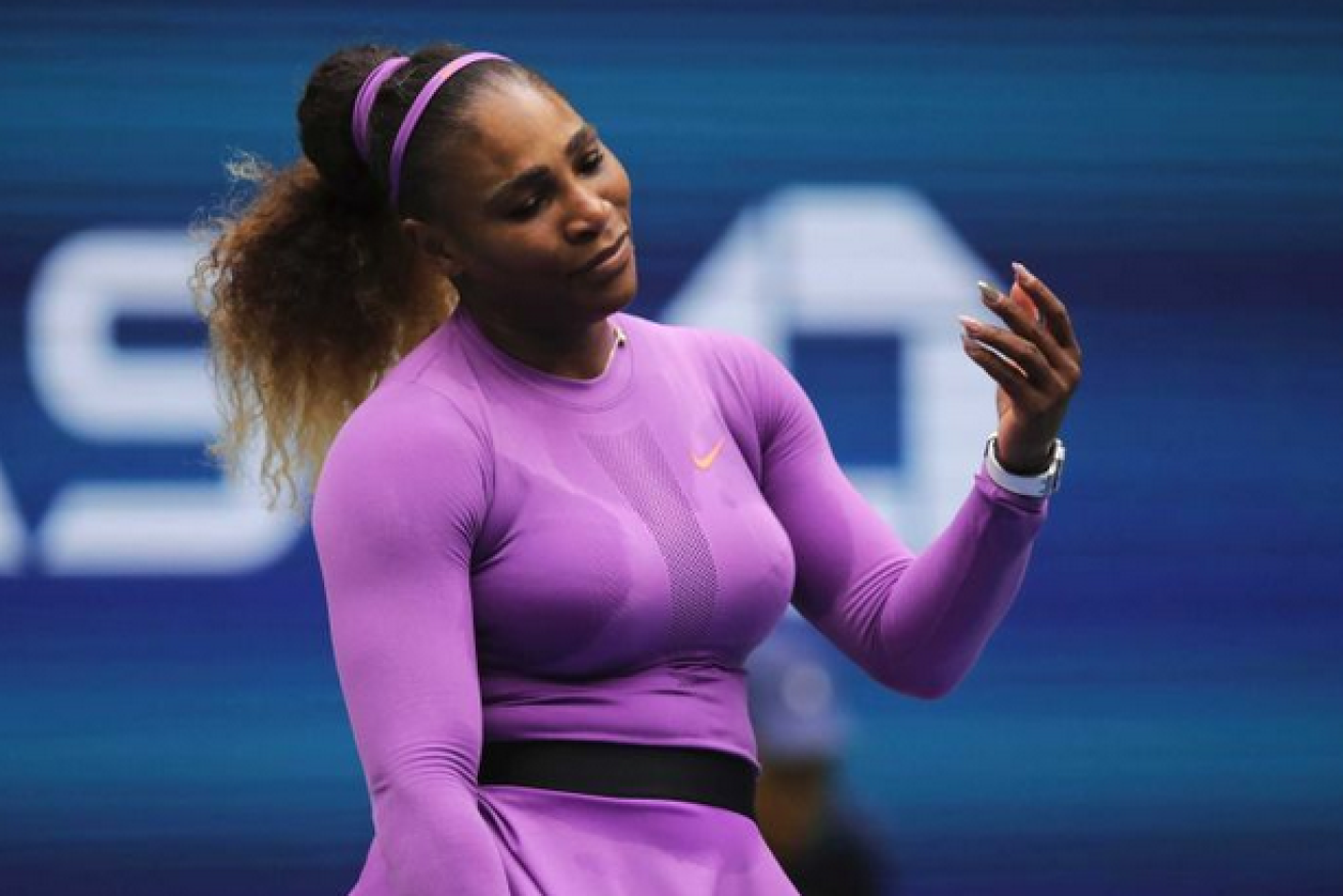 Serena Williams is still aiming to break Margaret Court's record for grand slam titles. Photo: AAP 