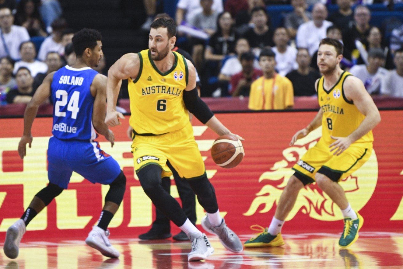 Australia's Andrew Bogut has been a lightning rod at the World Cup. 