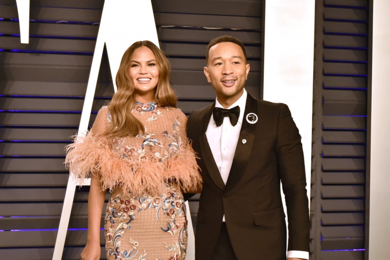 Chrissy Teigen and husband John Legend have been attacked by US President Donald Trump.
