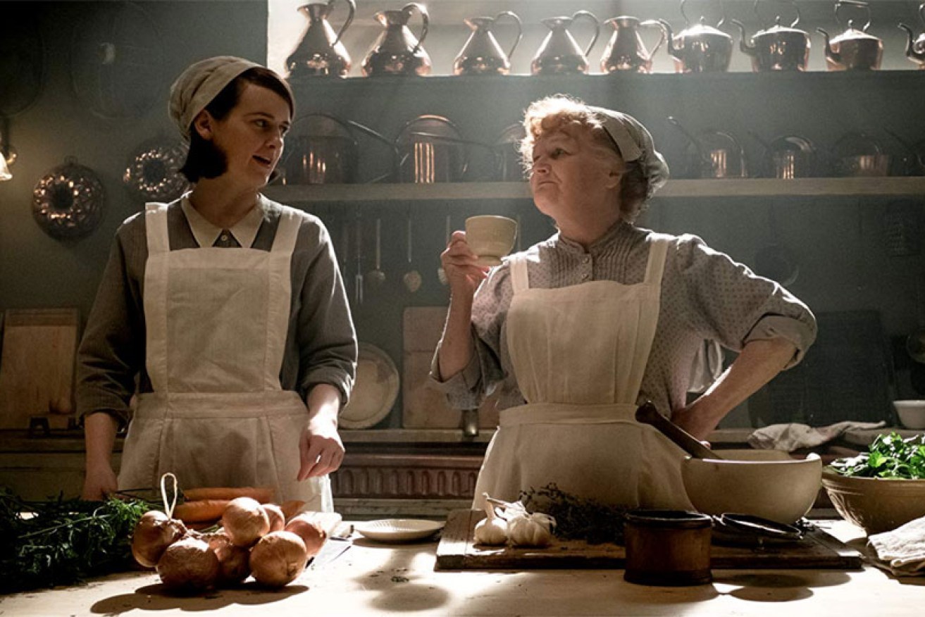 Daisy (Sophie McShera) and Mrs Patmore (Lesley Nicol) help cook up a thin plot in <i>Downton Abbey</i> the movie.