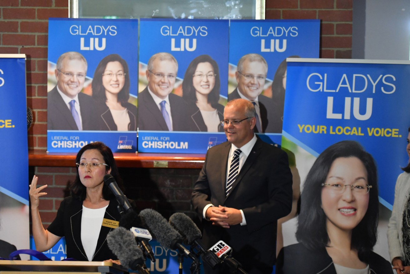 Gladys Liu launched her election campaign with Scott Morrison at her side.